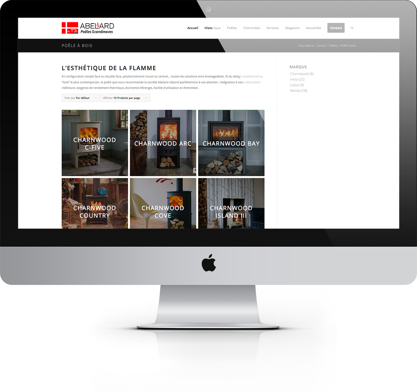 Catalogue produits